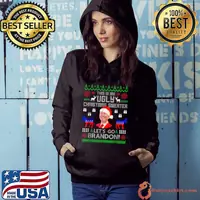 Original Let's Go 2024 Go Brandon This Is My Ugly Christams Sweater T-Shirt
