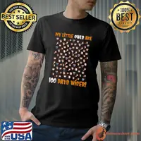 Premium My Little Owls Are 100 Day Wiser 100th Day Of School Teacher T-shirt