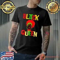 Top Kwanzaa Goddess Black Women Melanin Poppin Queen Fun T-shirt