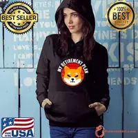 Top My Retirement Plan Shiba Inu Token Cryptocurrency Coin T-shirt