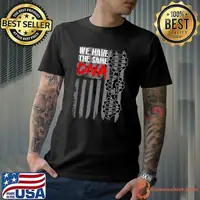 Top We Have The Same Boxer DNA Patriotic Flag T-Shirt