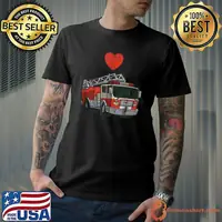 A heart for the firefighters Firefighter T-shirt
