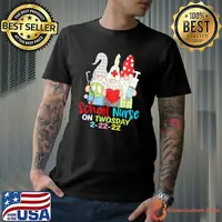 School Nurse On Twosday 2-22-22 February School Nurse T-Shirt