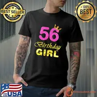 56th Birthday Gift Girl Princess Tee For 56 Years Old T-Shirt