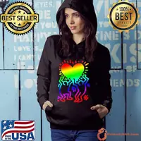 Keith haring people love heart graphic street art shirt
