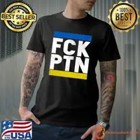 Fck Ptn I Stand With Ukraine, Ukrainian Flag T-Shirt