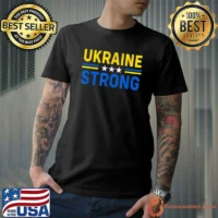 I Stand With Ukraine Flag Ukraine Strong Ukrainians Support T-Shirt