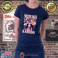 Nezuko kamado vintage 90s anime graphic bootleg demon slayer shirt