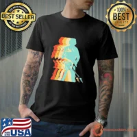 Colorful vintage guitar springsteen shirt
