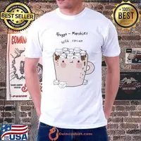 Froggo marshie with cocoa ultra cotton shirt