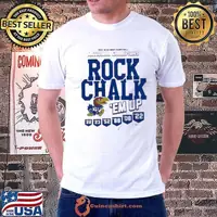 Kansas Jayhawks 2022 NCAA Men’s Basketball National Champions Rock Chalk ‘Em Up shirt