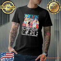 One piece 25th anniversary 1997 2022 thank you for the memories shirt