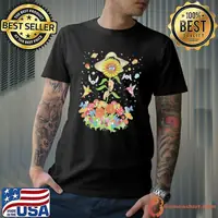 Psychedelic hippie sunflower shirt
