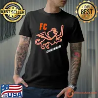FC Cincinnati Neon Lion Logo Shirt