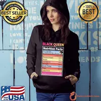 Black Queen Nutrition Facts Shirt