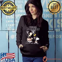 Oakland raiders let's play Football together Snoopy NFL shirt