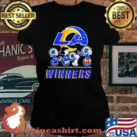Snoopy and friends los angeles rams winners champions 20212022 shirt