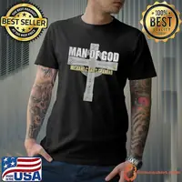 Man Of God Grandad Husband Dad Shirt