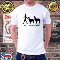 Me My Followers Alpaca Llama T-Shirt