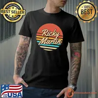 Ricky martin retro style shirt