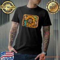 Fall sunflower leopard western texas cowboy T-Shirt