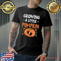 Growing a little pumpkin bats halloween T-Shirt