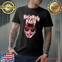 Party joker clown halloween shirt