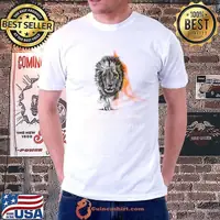 We mature with the damage not with the years inspirational lion T-Shirt