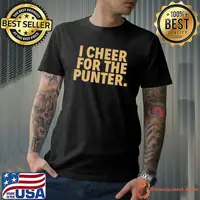 Womens I cheer for the punter classic shirt