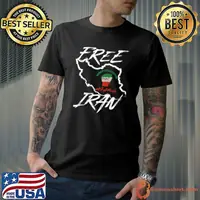Rise With The Women Of Iran Freedom Mahsaamini Maps T-Shirt
