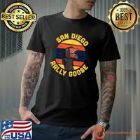 San Diego Rally Goose Symbol Football Vintage Sunset T-Shirt