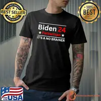Biden Fetterman 2024 It’s A No Brainer Election Stars T-Shirt