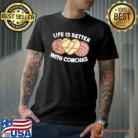 Conchas Pan Dulce Latina Mexican Mujer Concha Pastry T-Shirt