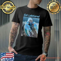 Get Jumpscare Lobster Meme Blue Crustacean T-Shirt