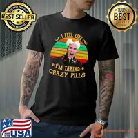 I feel like I'm taking crazy pills zoolander sunset art shirt
