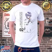 Illustrations for evangelion manga second three volumes reI ayanamI shirt