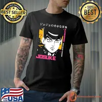 Josuke jojo's bizarre adventure higashikata retro shirt
