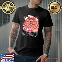 2023 super bowl champions Kansas city Chiefs football signatures shirt