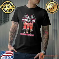 God first family second then Chicago Bulls signatures shirt