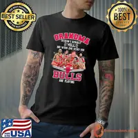 Grandma doesn't usually yell but when she does her Bulls are playing signatures shirt