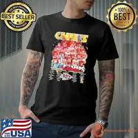 Kansas city Chiefs LVII Super bowl champs signatures shirt