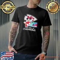 Mickey super bowl LVII Champions Kansas city Chiefs shirt
