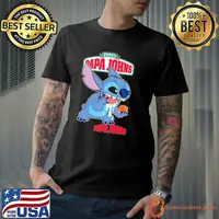 Pizza papa john's stitch eat shirt