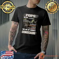 Popssaurus T-ex Father Day Struthiomimus You Are My Favorite Dinosaur T-Shirt