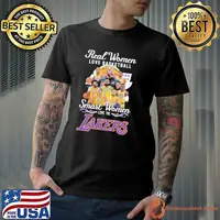 Real women love basketball smart women love the Lakers signatures shirt