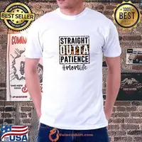 Straight Outta Patience Momlife Leopard Pattern T-Shirt