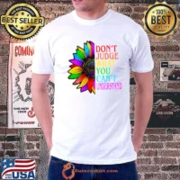 Dont Judge What You Cant Understand Sunflower LGBT Pride Month T-Shirt