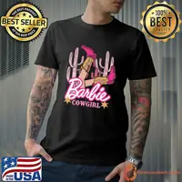 Cowboy Barbie Bachelorette Party Cactus T-Shirt