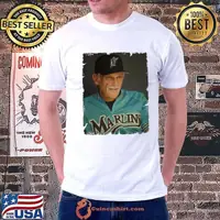 Jim Leyland An Amrican Baseball Player in Miami Marlins T-Shirt