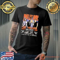 Motley crue 42 years 1981 2023 thank you for the memories signature shirt